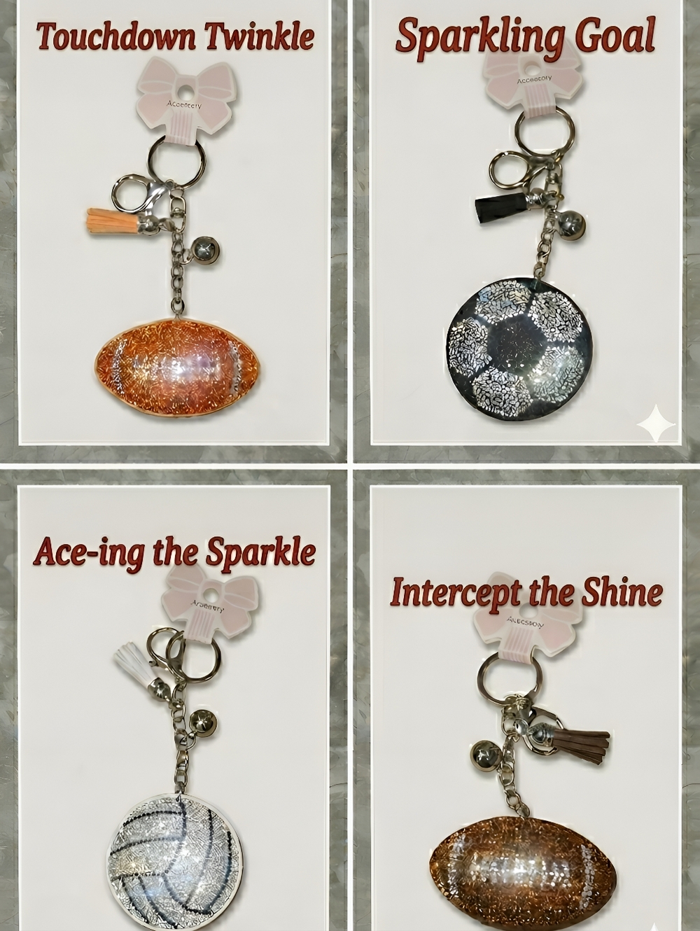 Sports Keychains Nwt